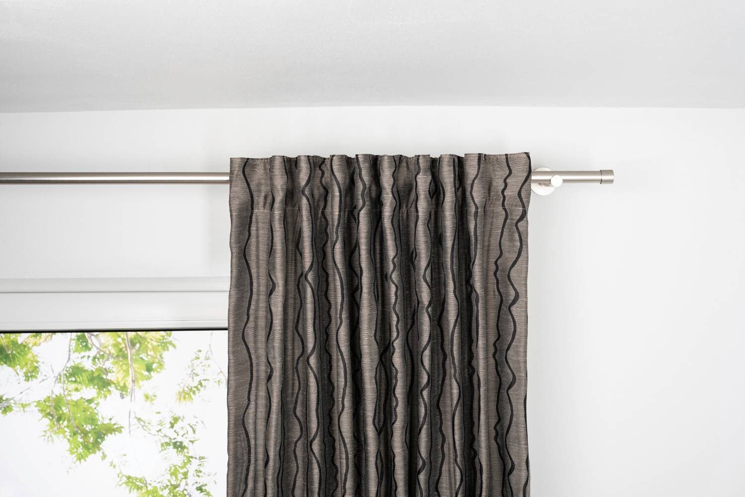 Kombivorhang 2er Pack Stream taupe B/L: ca. 135x245 cm