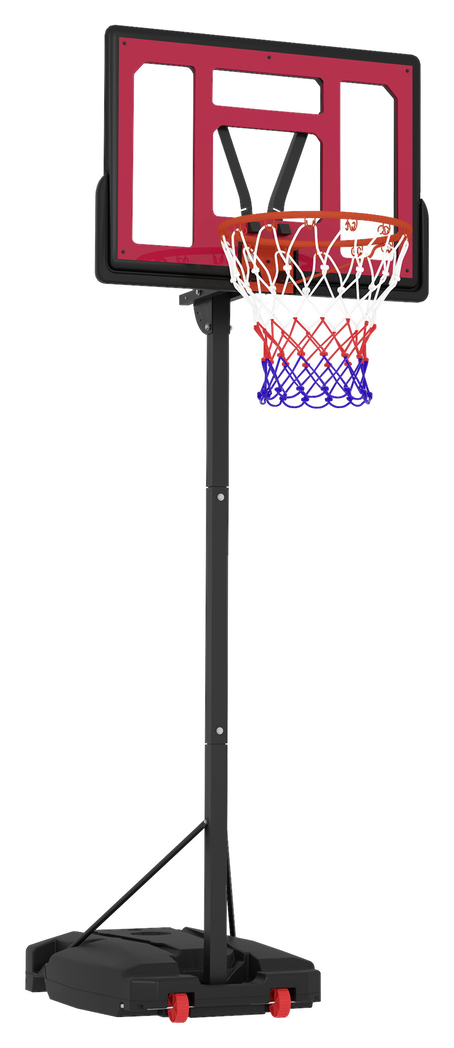 AIYAPLAY Kinder Basketballkorb rot B/H/L: ca. 2x310x83 cm