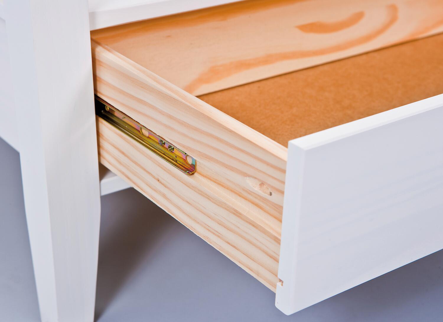 Inter Link Couchtisch Provence weiß Holz B/H/T: ca. 75x45x75 cm