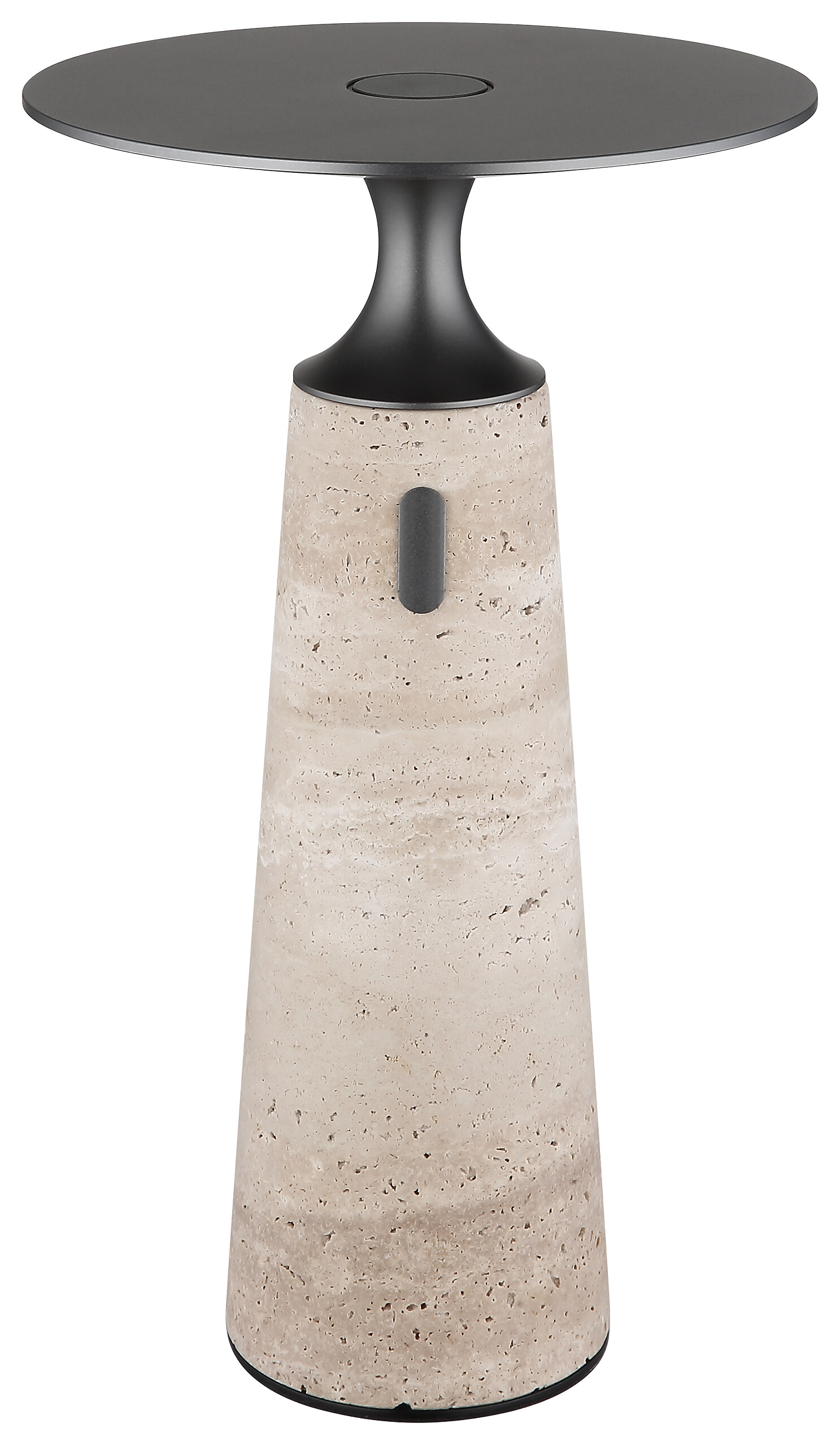 GLOBO Tischleuchte grau Graphit Opal Aluminium Stein H/D: ca. 33,6x20 cm 1 Brennstellen