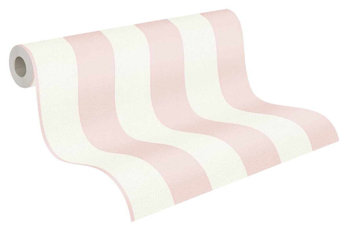 A.S.Creation Vliestapete Trendwall 2 Streifen rosa B/L: ca. 53x1005 cm