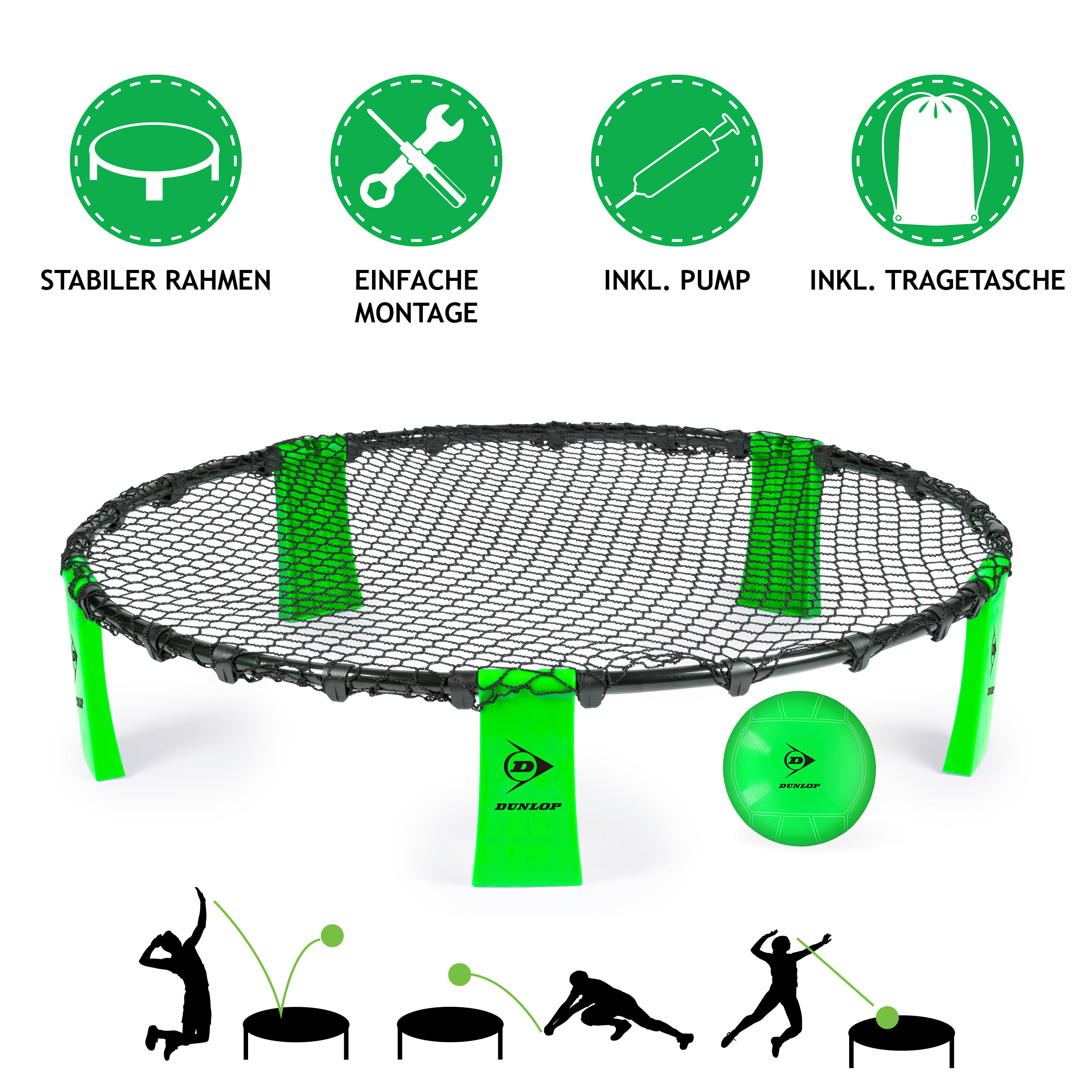 Dunlop Spyderball Set grün B/H/L: ca. 90x20x90 cm