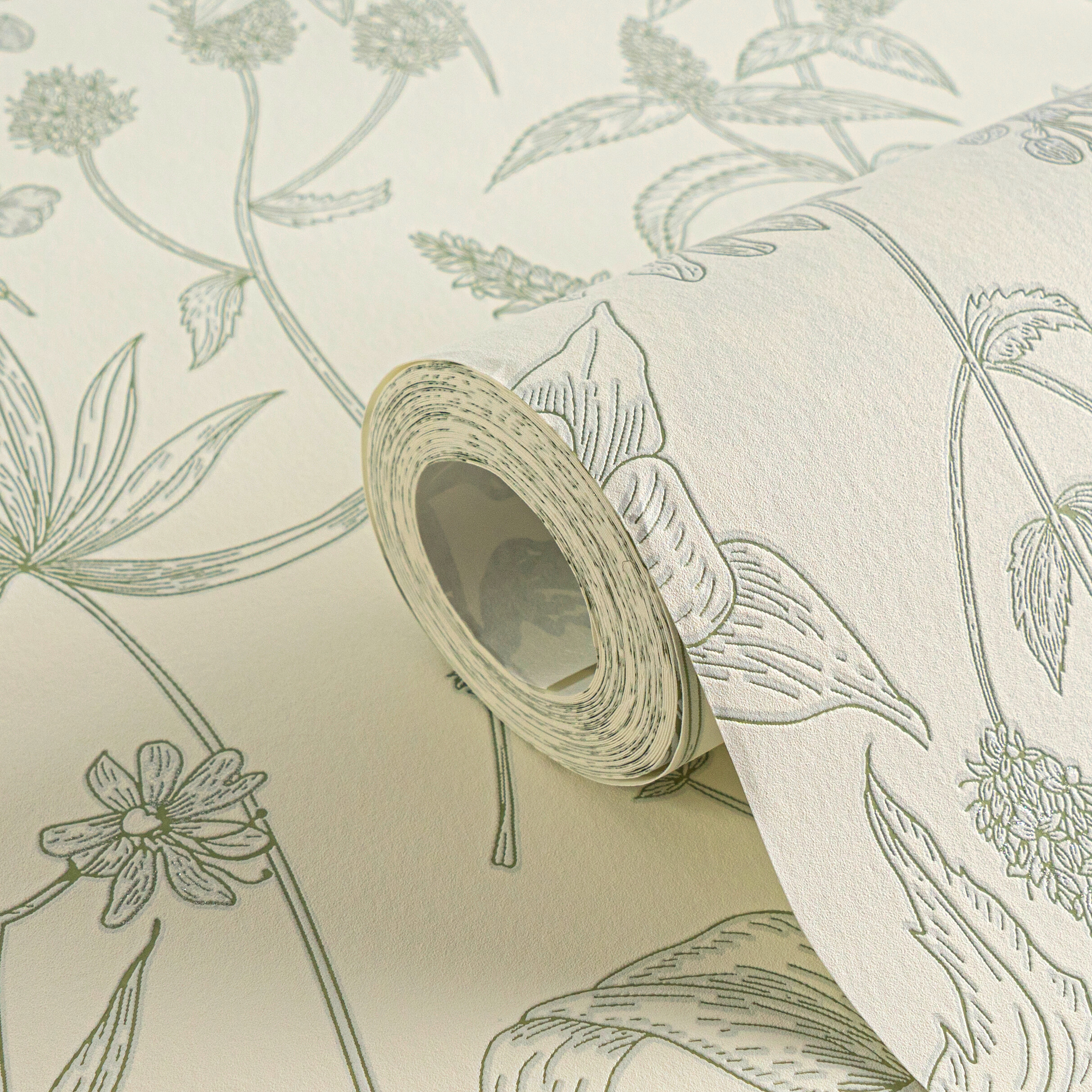 A.S.Creation Vliestapete weiß B/H/D: ca. 53x1005x9,3 cm