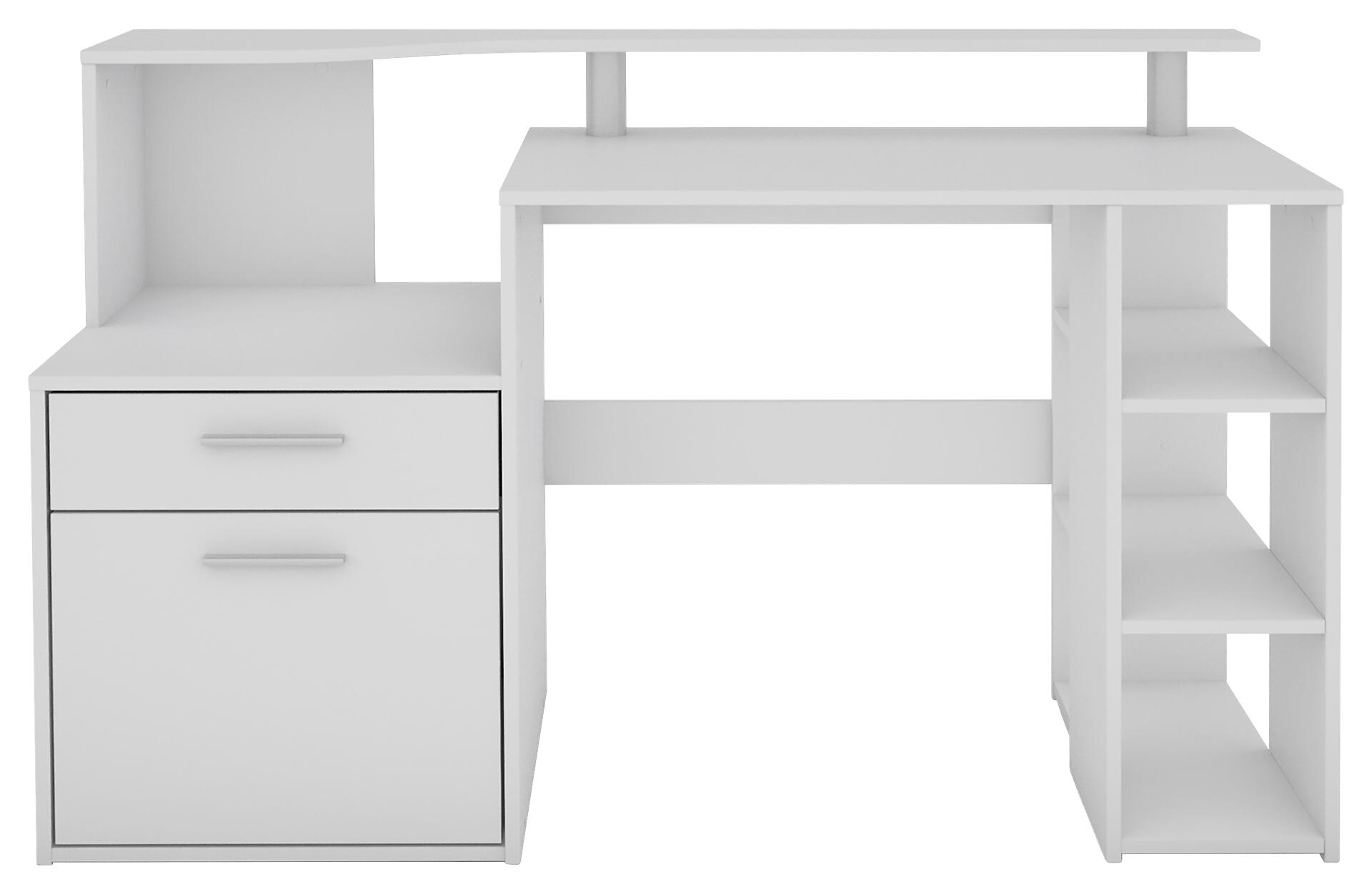 Schreibtisch LOUIS weiß B/H/T: ca. 140x89x55 cm