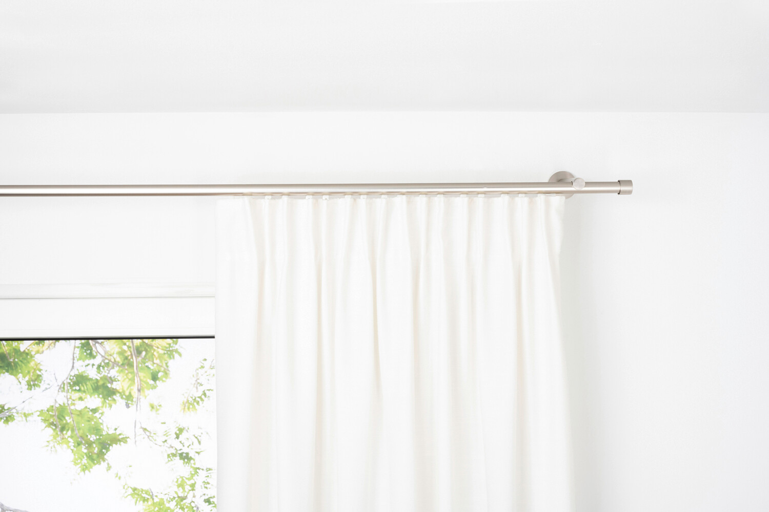 Kombivorhang 2er Pack Balance weiß B/L: ca. 135x300 cm