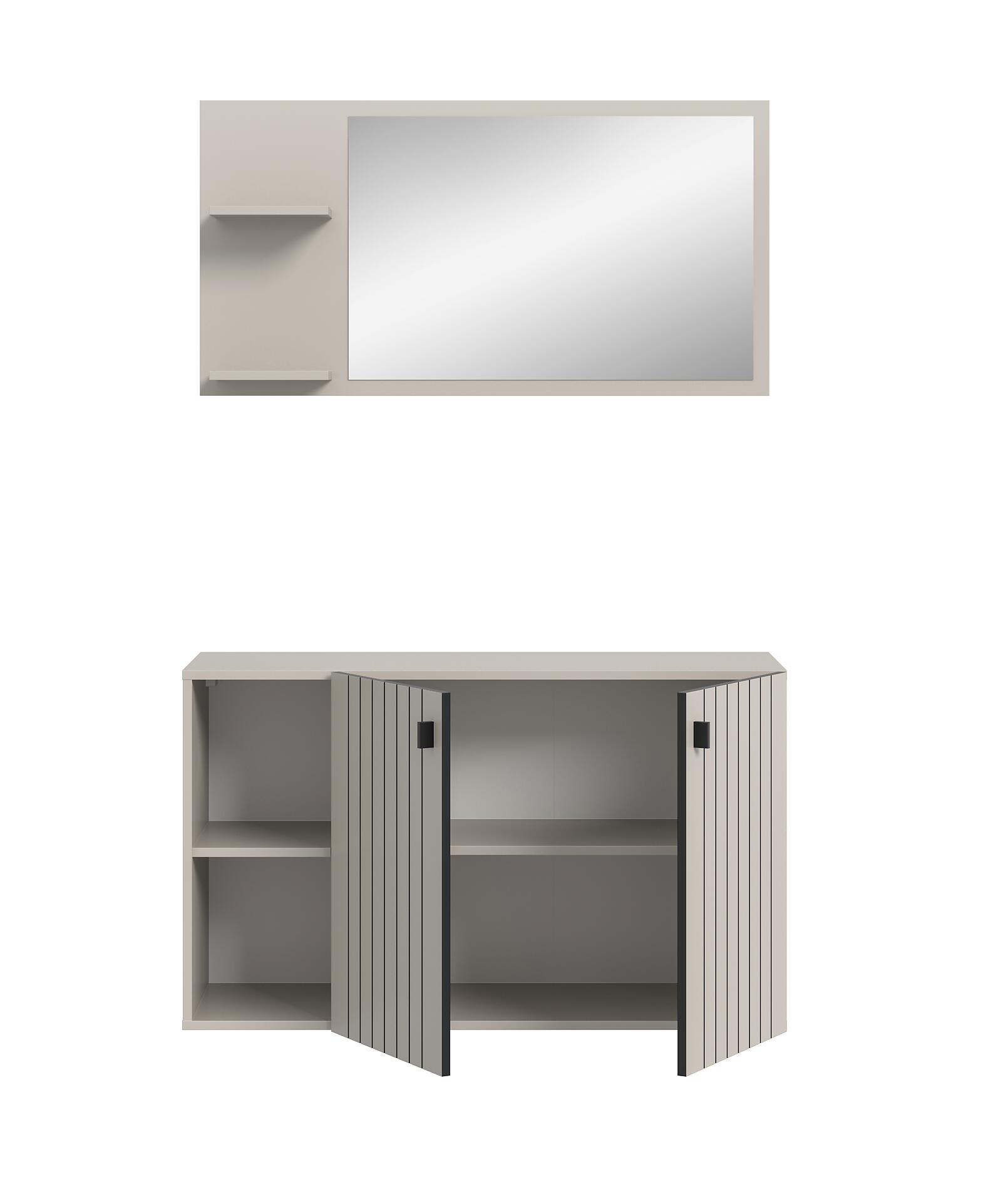 Garderobenset STATION Cashmere B/H/T: ca. 106x192x37 cm