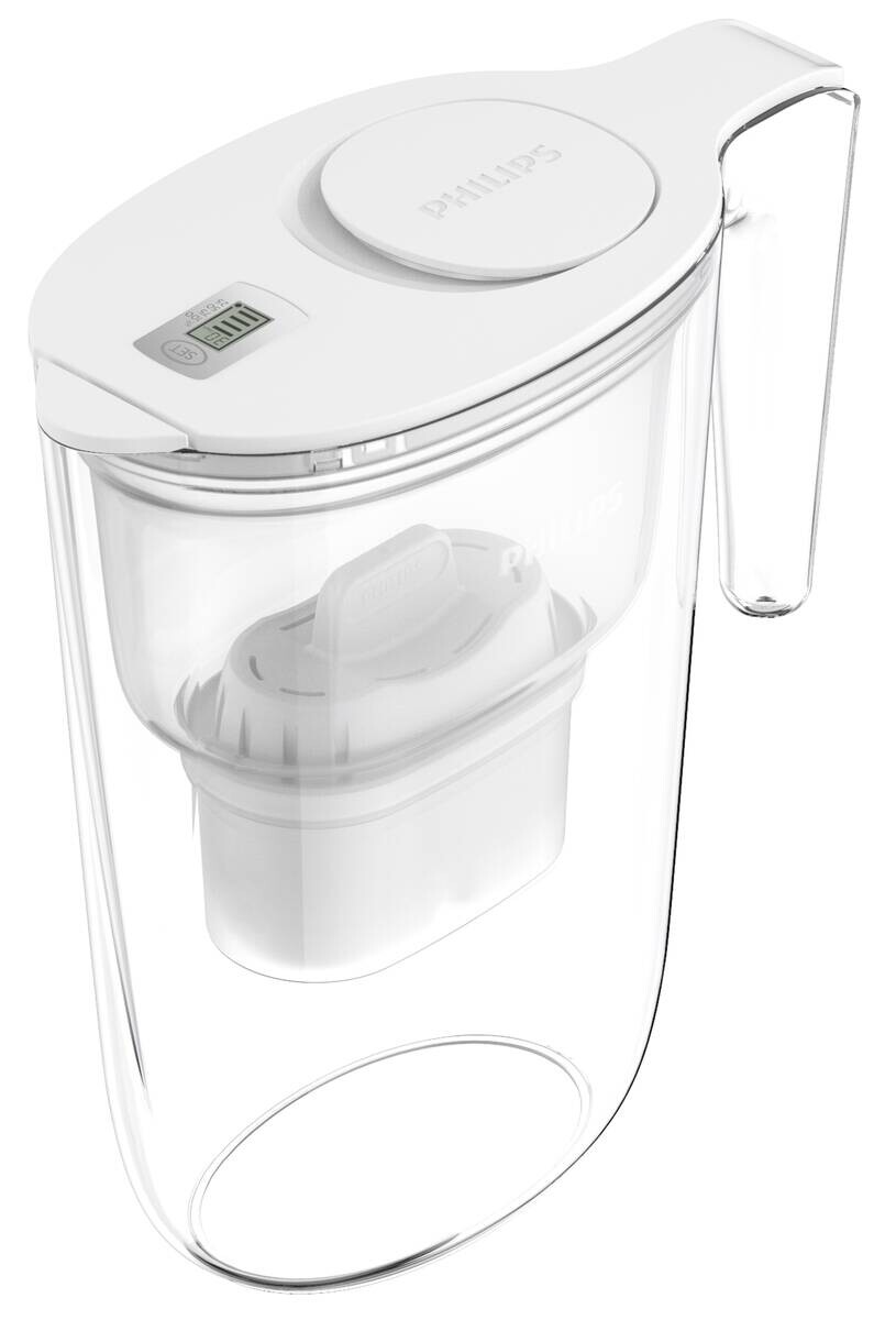 Wasserfilter-Kanne transparent Kunststoff B/H/T: ca. 12x27x25 cm