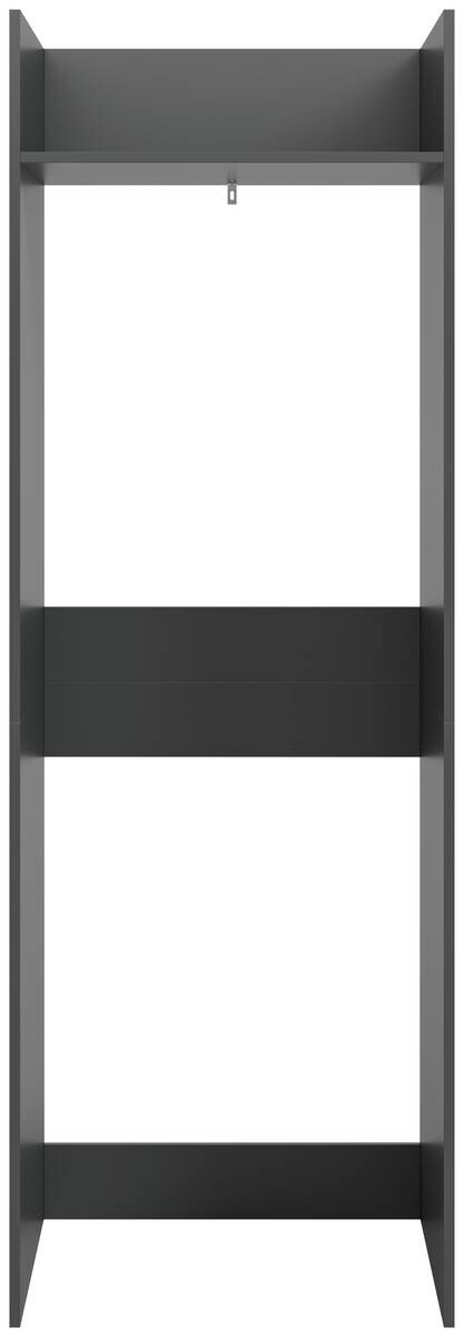 Waschmaschinenumbauschrank Free anthrazit B/H/T: ca. 66x196x66 cm
