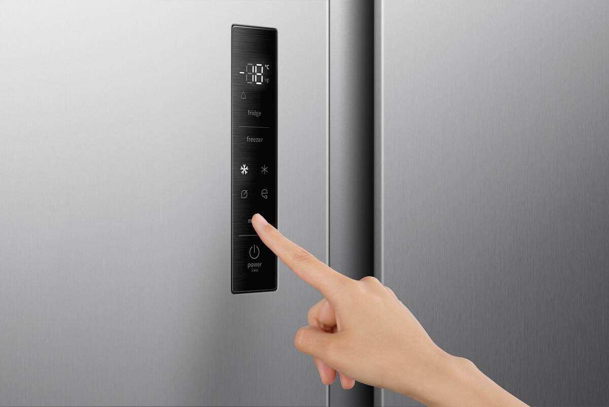 Gorenje Side-by-Side NRS9E4XWD Inox B/H/T: ca. 91,1x178,6x61,5 cm