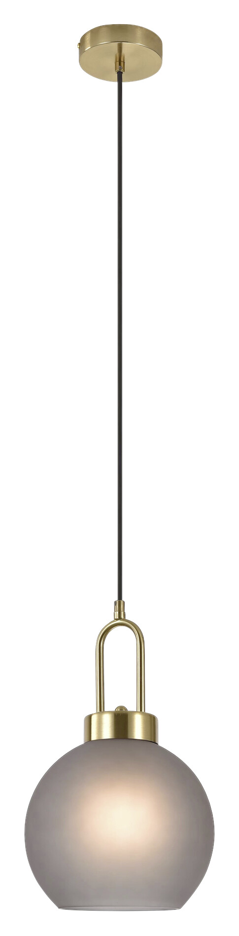 Housenordic Pendelleuchte 6406105 messing Rauch Stahl Glas L/D: ca. 150x25 cm 1.0 Brennstellen