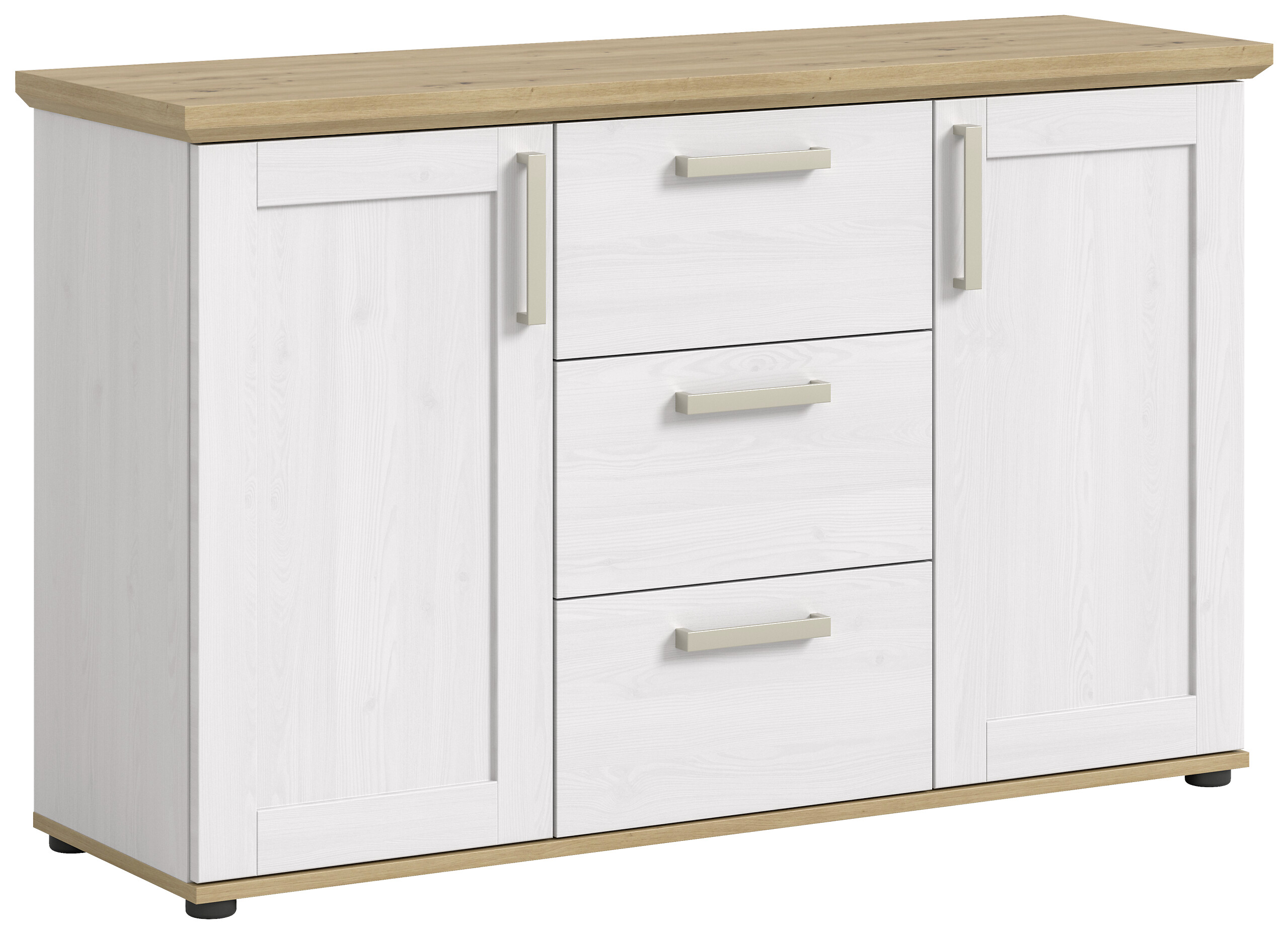 Sideboard VERONA Lärche Nachbildung Eiche Nachbildung B/H/T: ca. 129x80x40 cm Sideboard VERONA Lärche Nachbildung Eiche Nachbildung B/H/T: ca. 129x80x40 cm