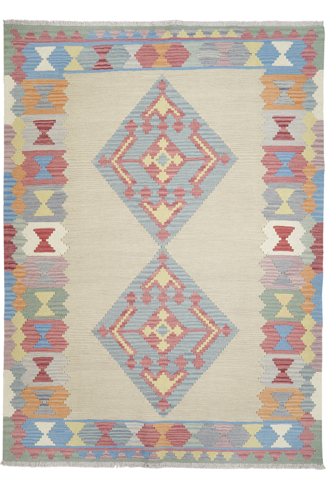 PersaTepp Teppich Kelim Gashgai bunt B/H/L: ca. 175x1x243 cm