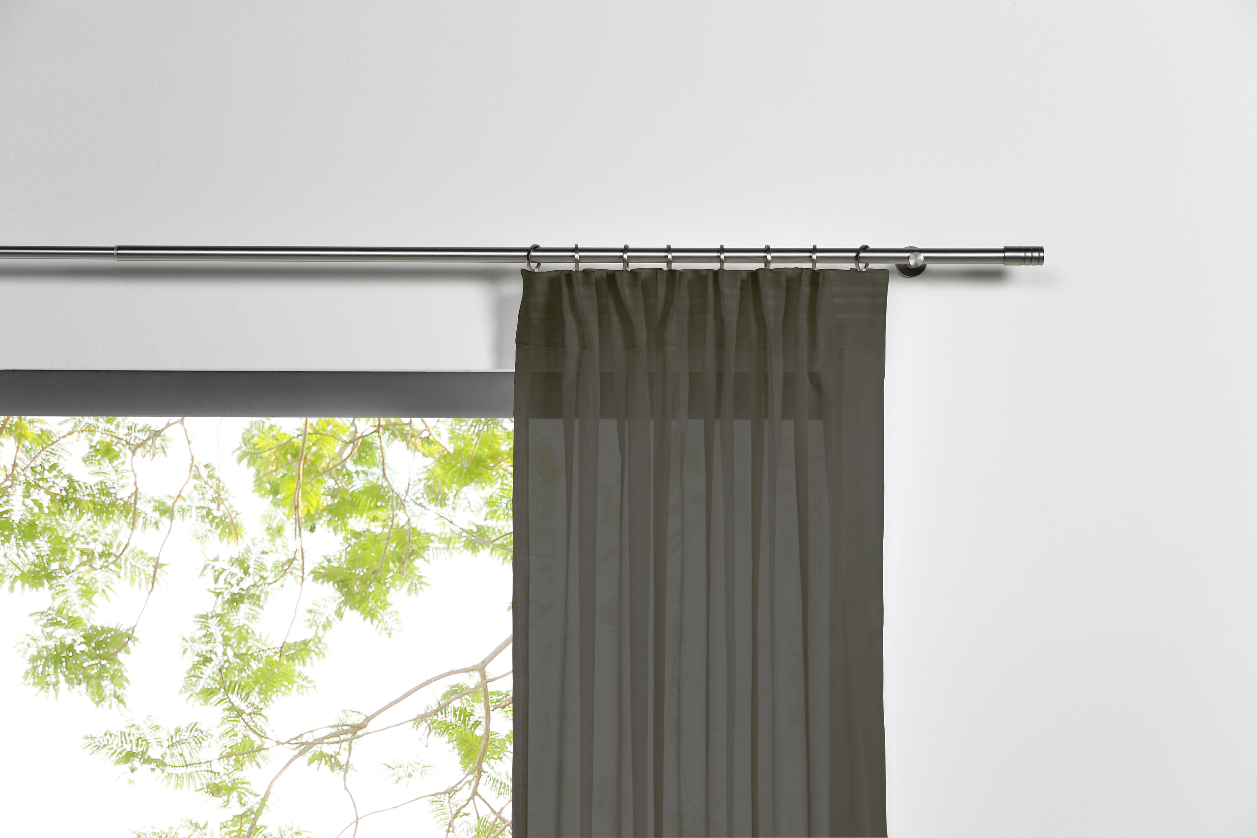 Kombivorhang 2er Pack Pure grau B/L: ca. 135x245 cm