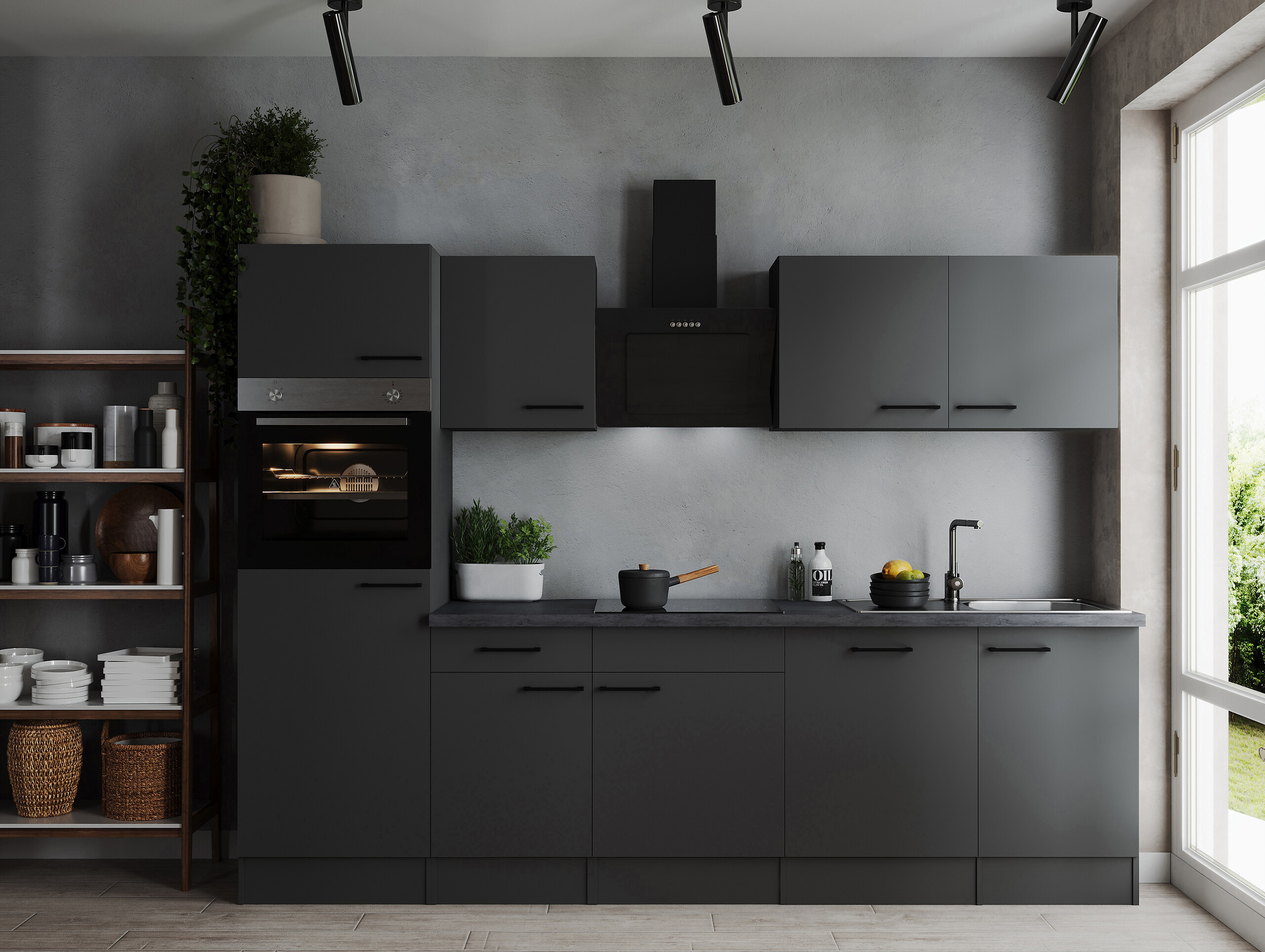 Küchenblock Oliver B/H/T: ca. 280x205x60 cm