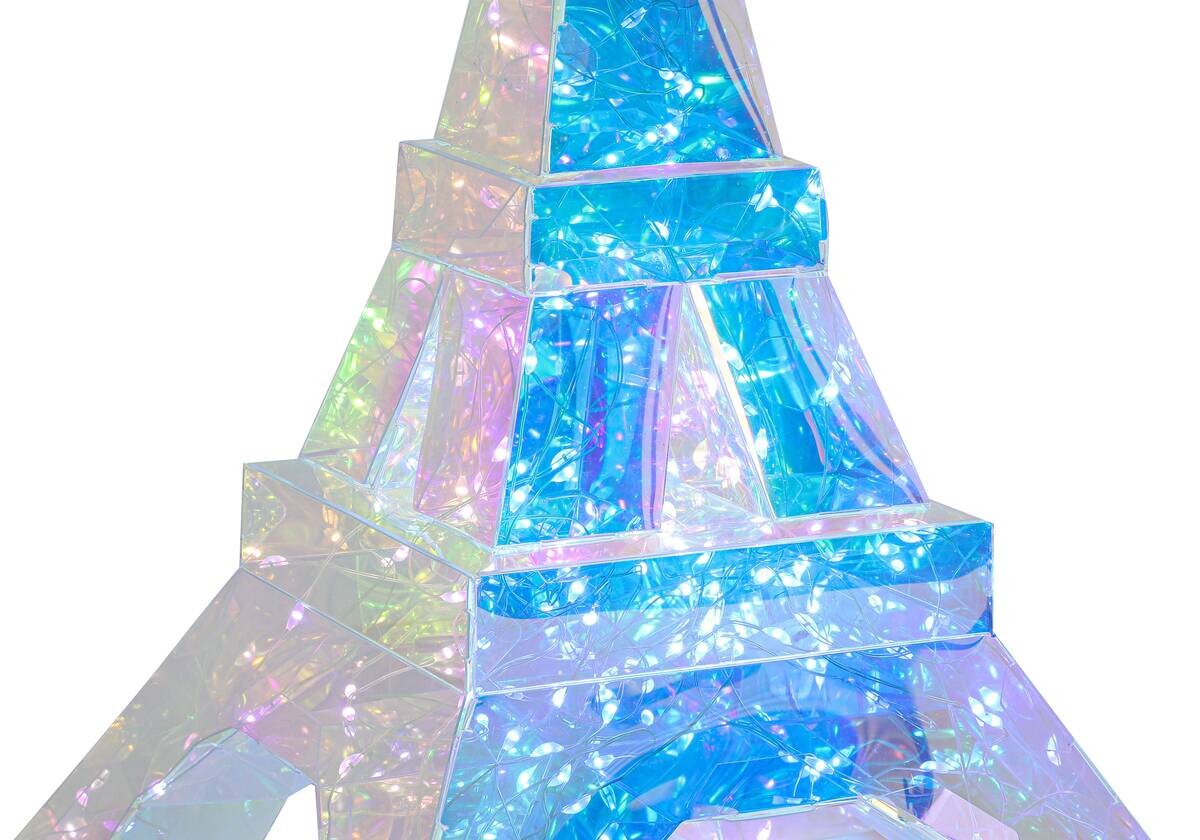 Nolo LED-Dekoleuchte Eiffelturm transparent