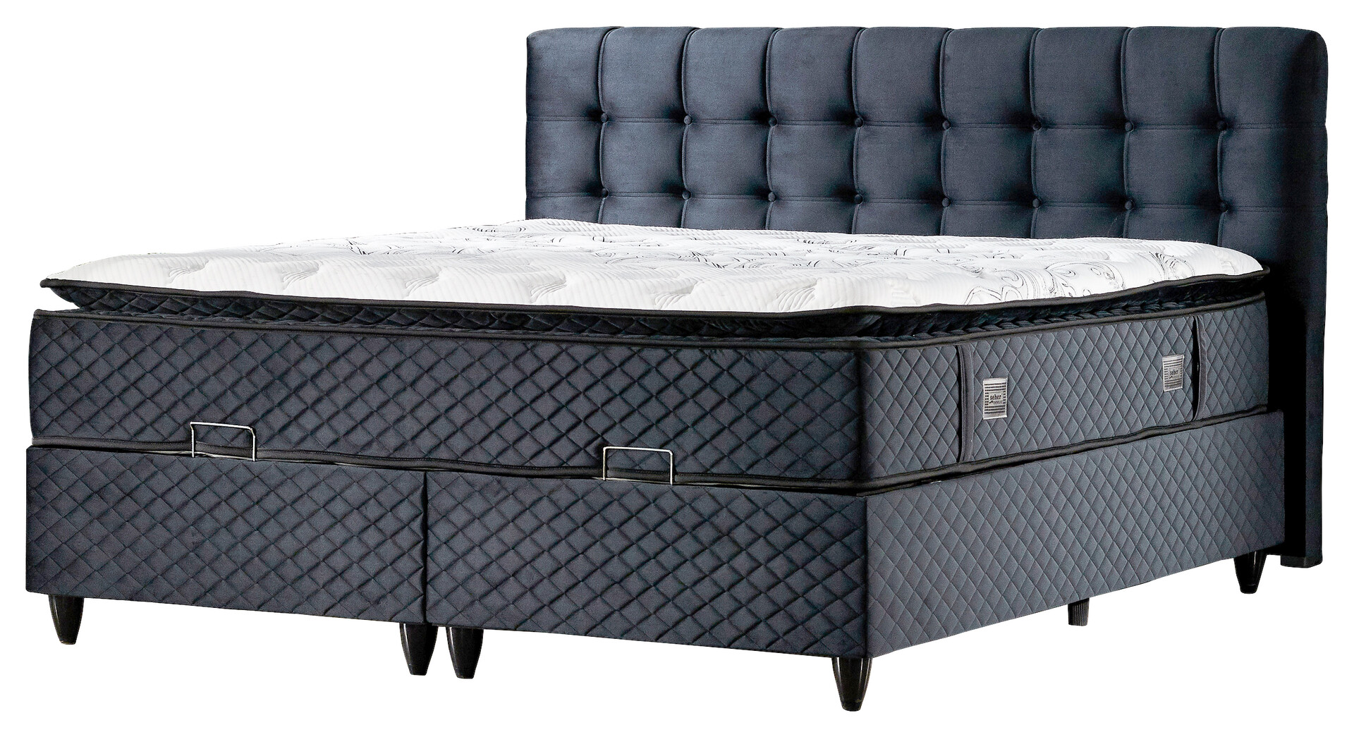 Polsterbett California schwarz Liegefläche B/L: ca. 180x200 cm