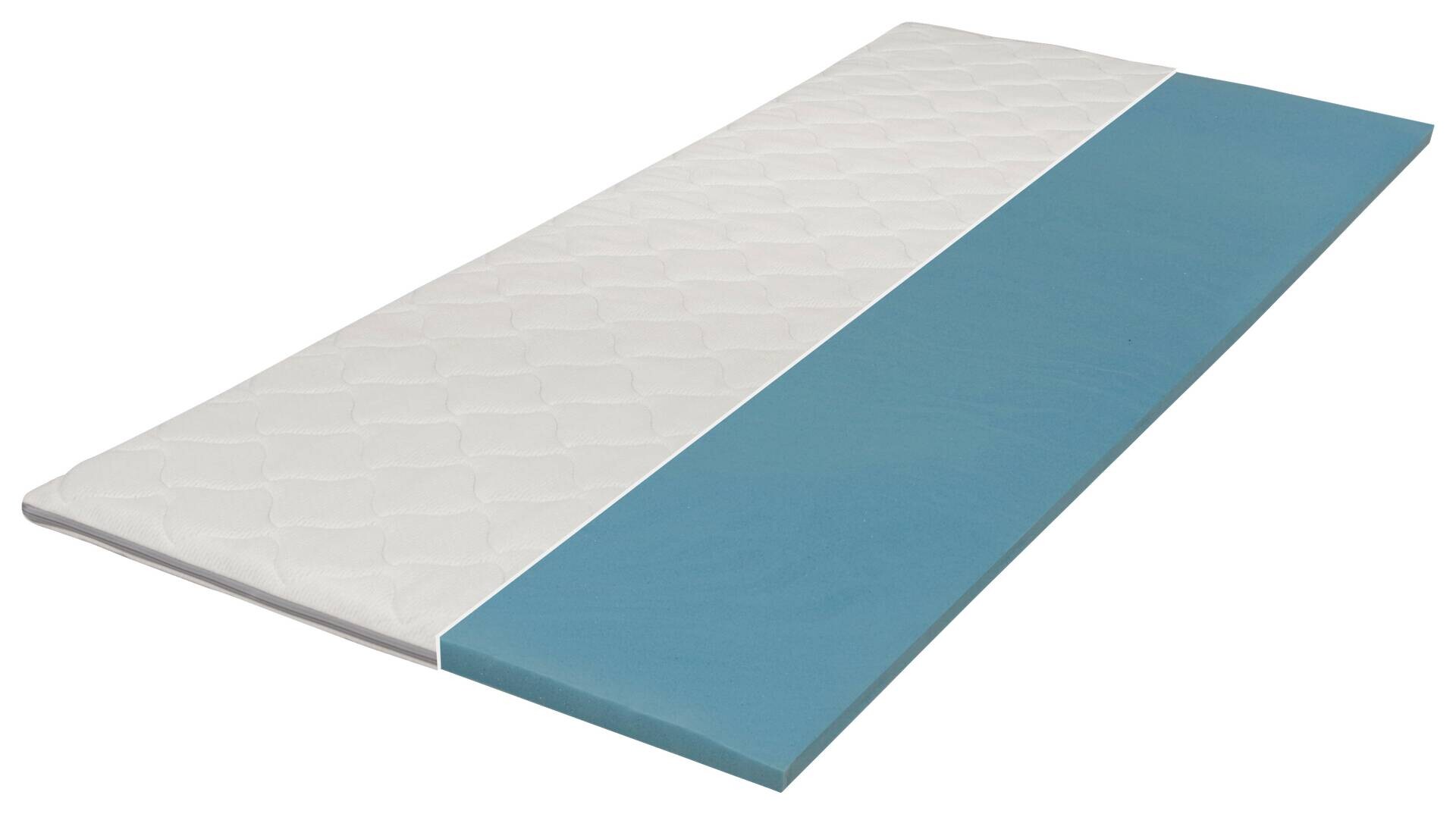 Viskotopper Vago weiß Liegefläche B/L: ca. 180x200 cm