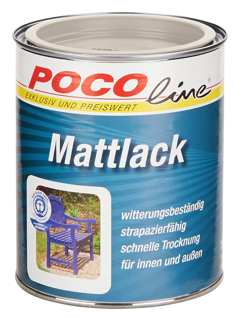 POCOline Mattlack cremeweiß seidenmatt ca. 0,75 l