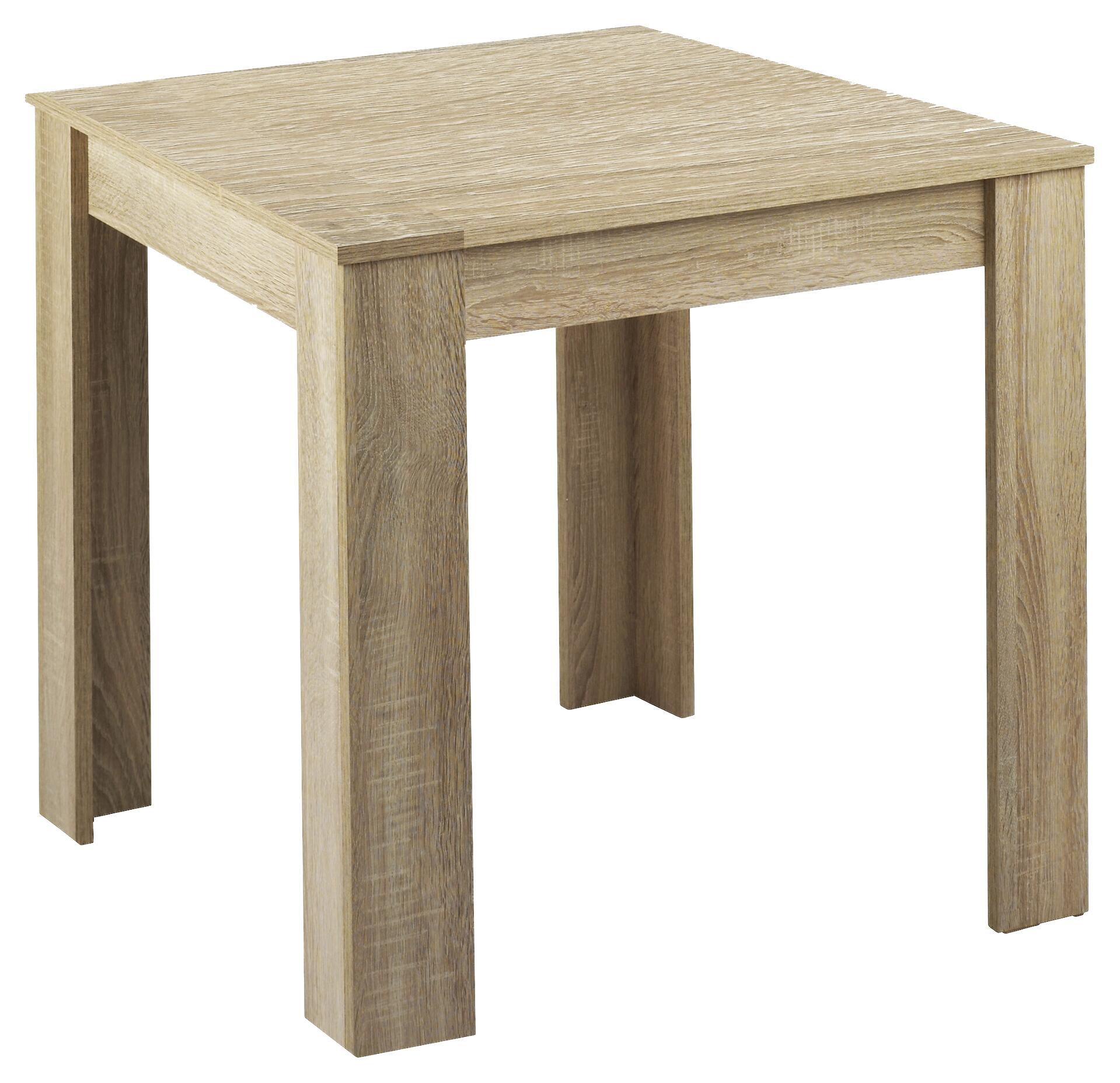 Tisch NEPAL Eiche Nachbildung B/H/T: ca. 80x75x80 cm