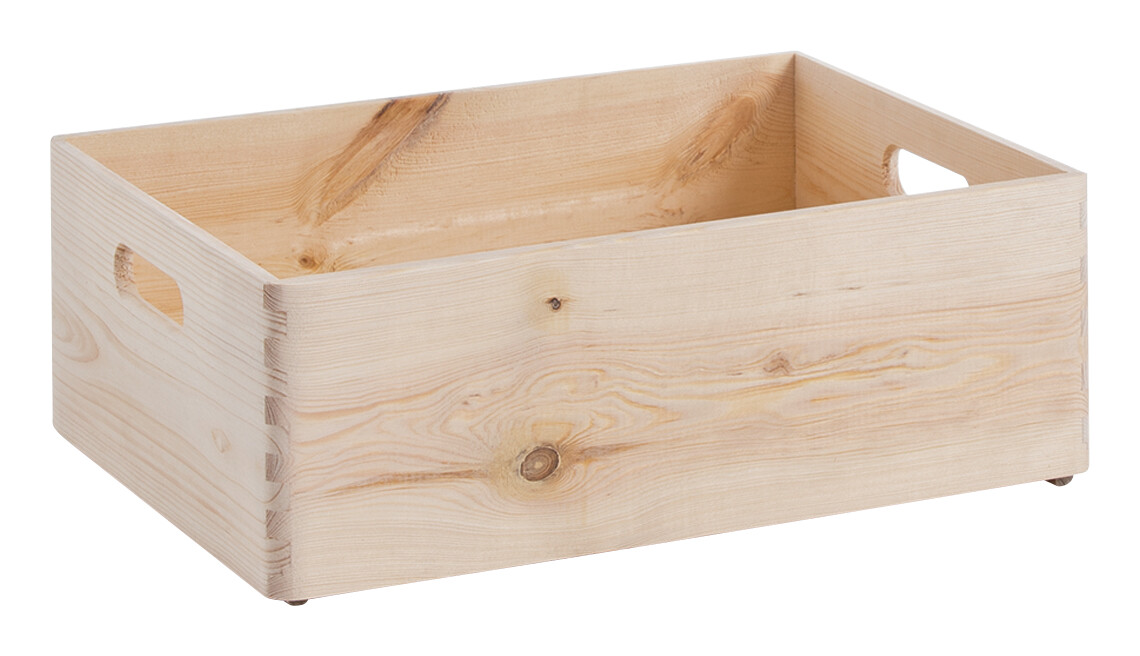 Zeller Allzweckkiste natur Kiefer B/H/L: ca. 40x15x30 cm