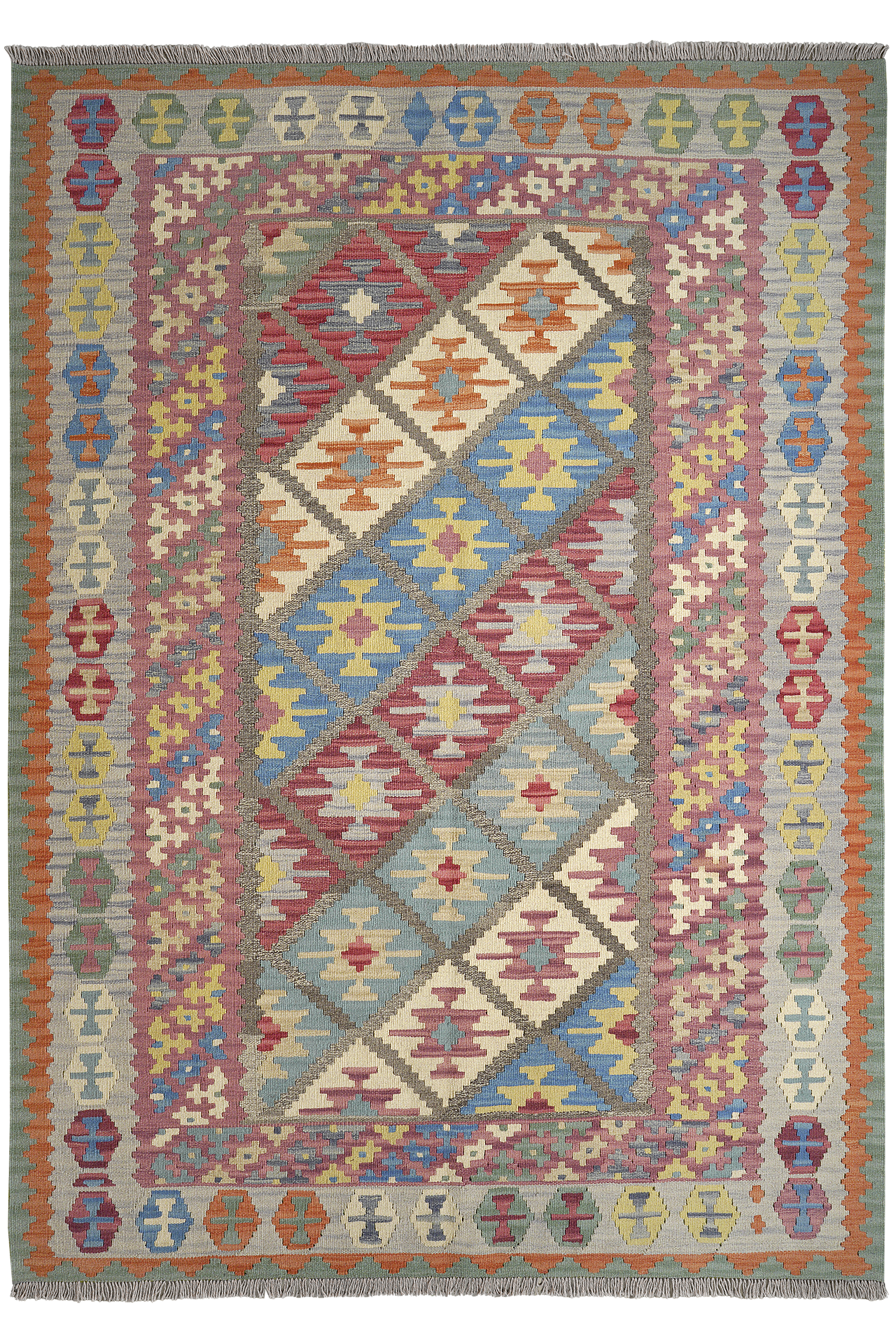 PersaTepp Teppich Kelim Gashgai grau B/H/L: ca. 173x1x245 cm PersaTepp Teppich Kelim Gashgai grau B/H/L: ca. 173x1x245 cm