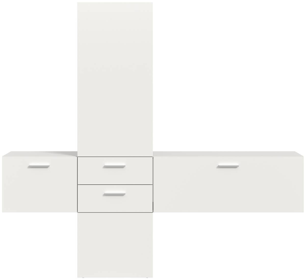 Garderobe VAGA weiß B/H/T: ca. 208x190x36 cm