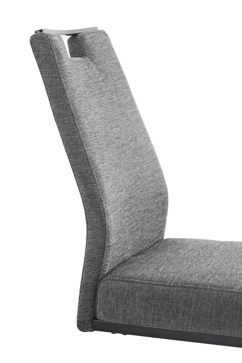 Schwingstuhl Kerstin II anthrazit Webstoff B/H/T: ca. 47x100x65 cm