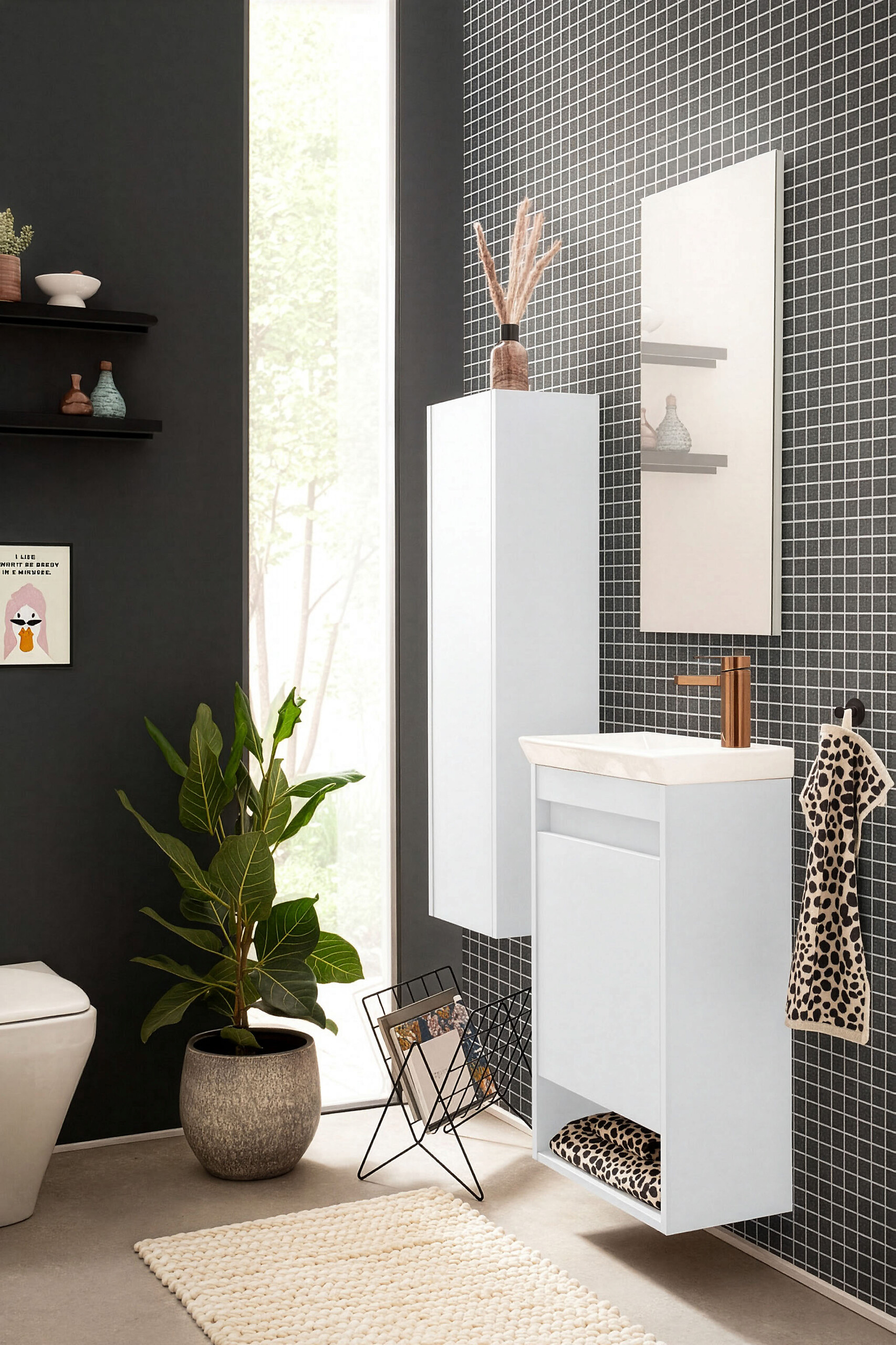 Badezimmer-Set Avio weiß