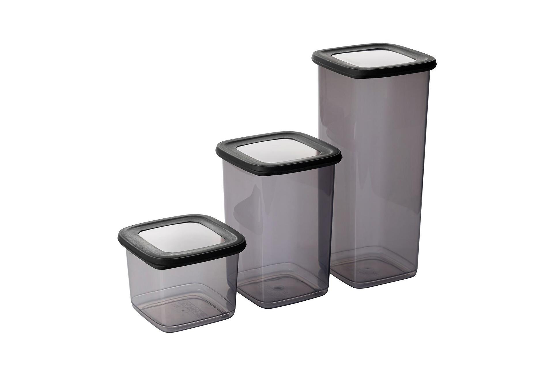 HermiaConcept Vorratsdosenset 18tlg. anthrazit