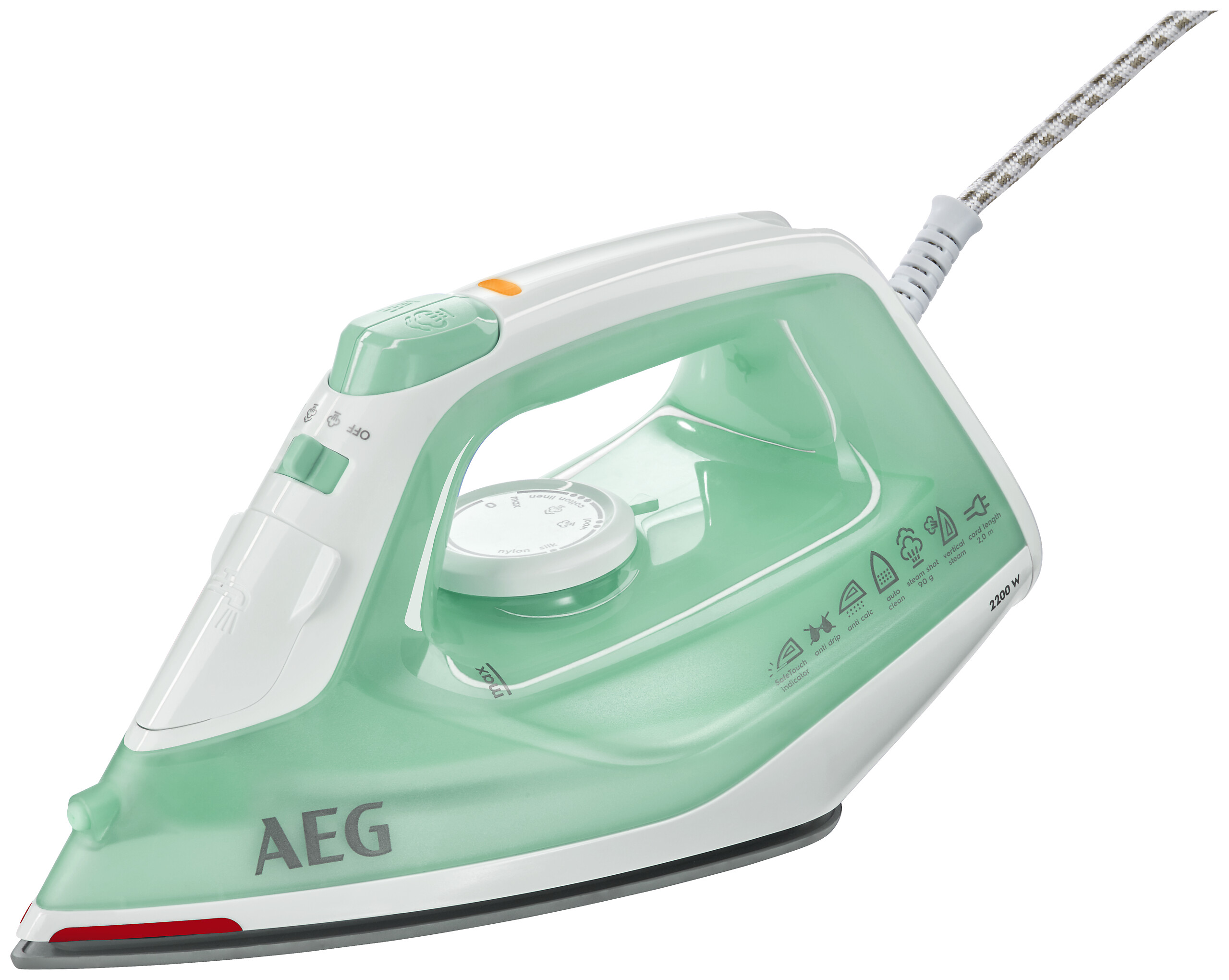 AEG Dampfbügelautomat DB1720 türkis weiß Kunststoff Edelstahl B/H/L: ca. 11,6x14,3x27,4 cm