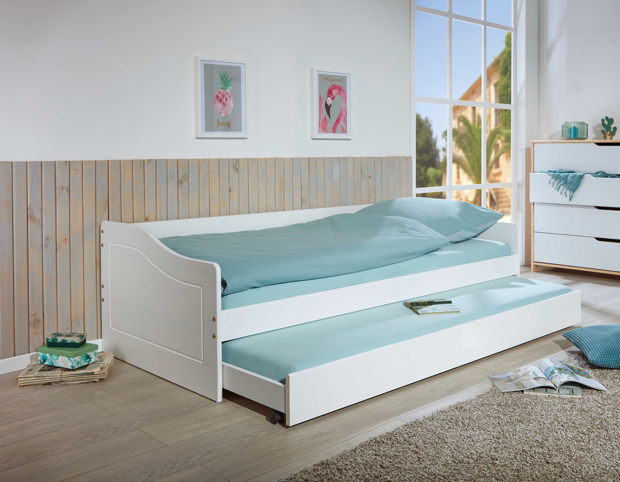 Funktionsbett Leonie Modell'23 weiß