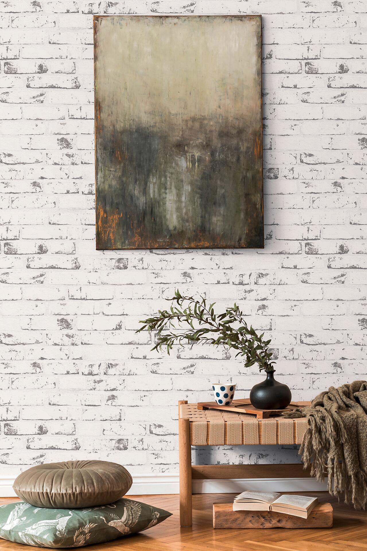 A.S.Creation Vliestapete Best of Wood`n Stone 2nd Edition Steine grau B/L: ca. 53x1005 cm