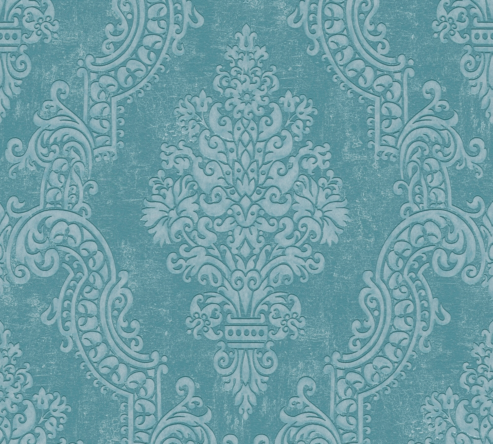 A.S.Creation Vliestapete türkis B/H/D: ca. 53x1005x9,1 cm