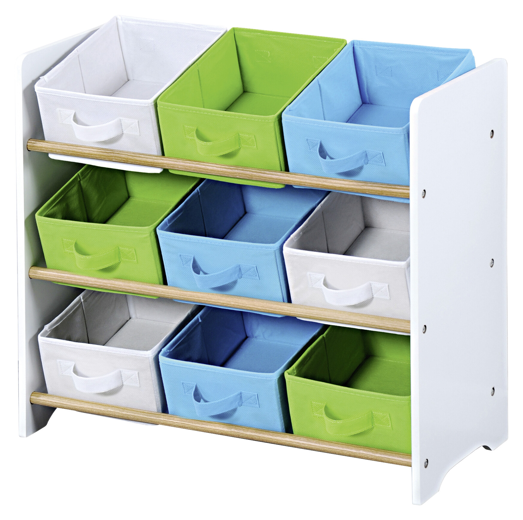 Kesper Aufbewahrungsregal weiß Holz B/H/T: ca. 65x60x30 cm