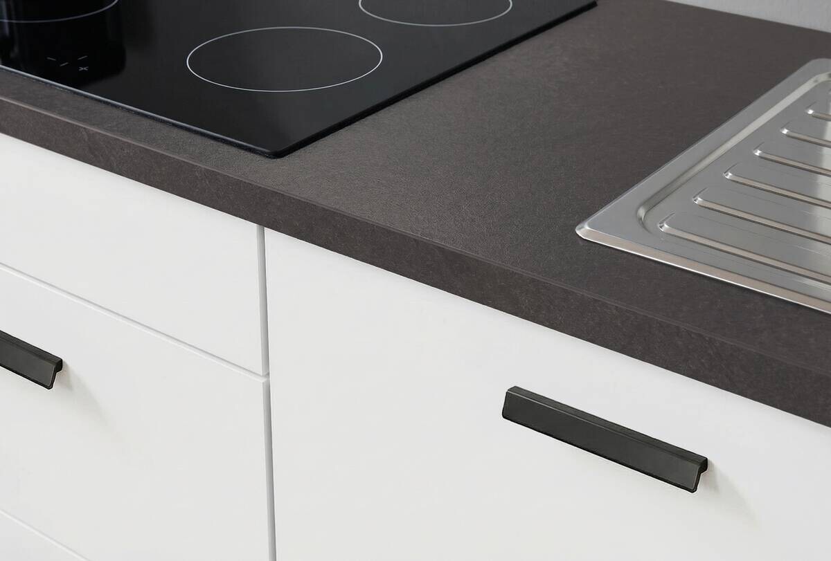 Küchenblock Graz weiß B/T: ca. 280x60 cm