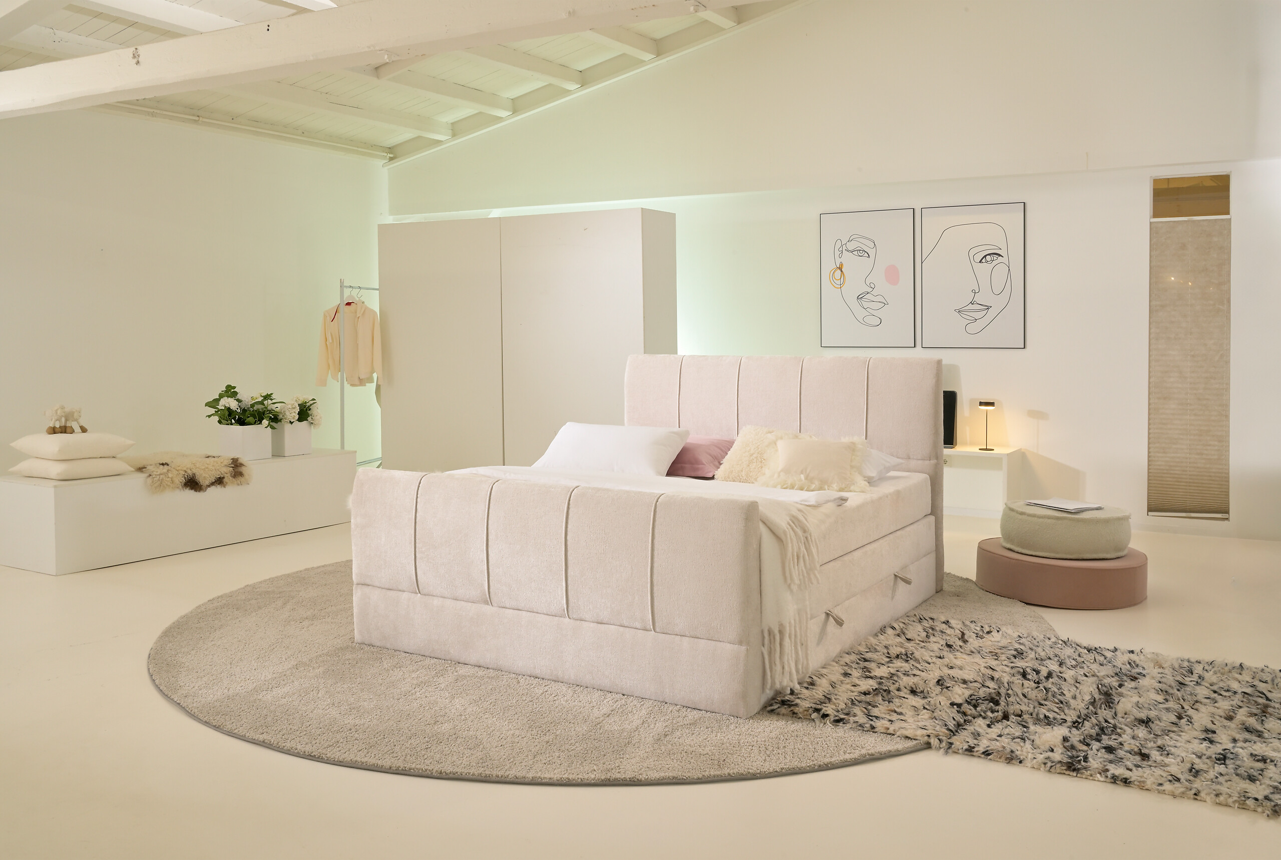 Boxspringbett Harmony creme Liegefläche B/L: ca. 180x200 cm Boxspringbett Harmony creme Liegefläche B/L: ca. 180x200 cm