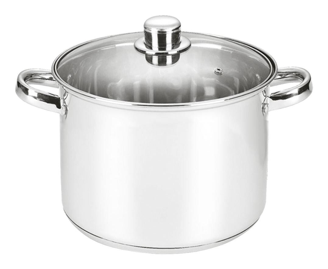 MICHELINO Großraumtopf silber Edelstahl D: ca. 26 cm