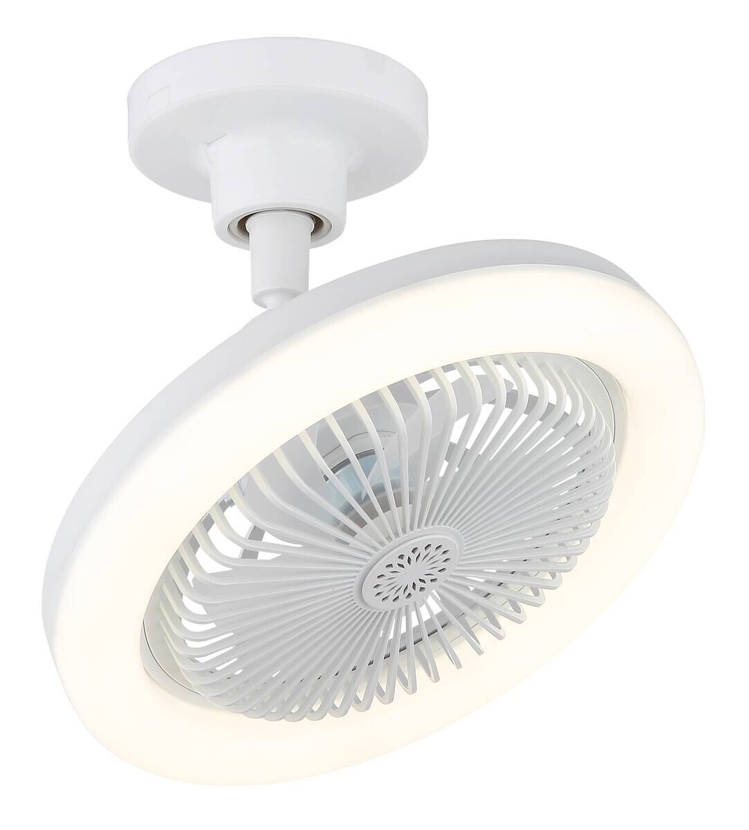 GLOBO Deckenventilator weiß Opal H/D: ca. 21,7x25,8 cm max. 20 W