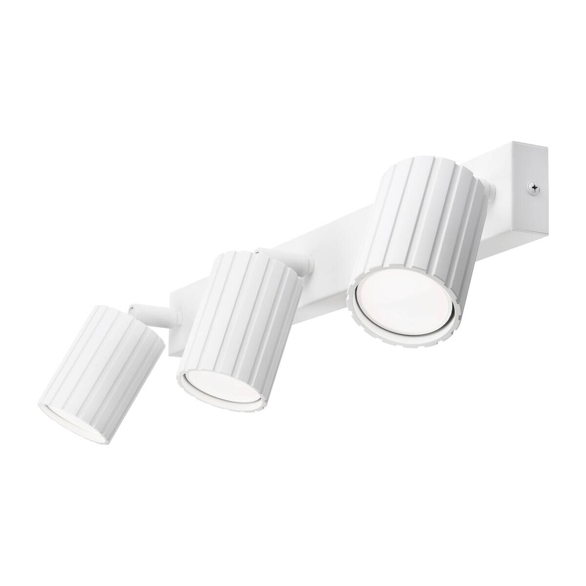 Lamkur Strahler Prisma weiß Stahl B/H/L: ca. 6,5x16,5x45 cm 3 Brennstellen