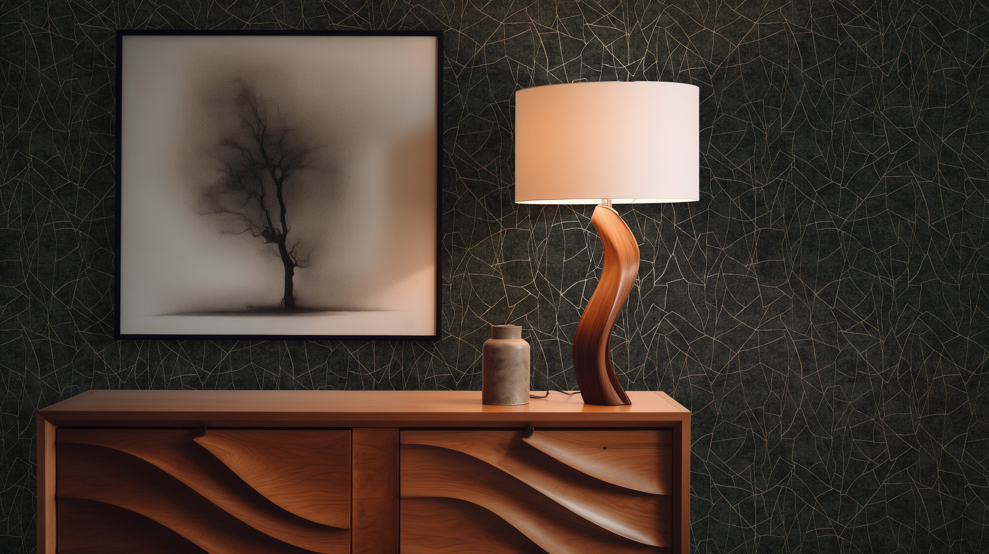 A.S.Creation Vliestapete schwarz B/H/D: ca. 53x1005x9,2 cm