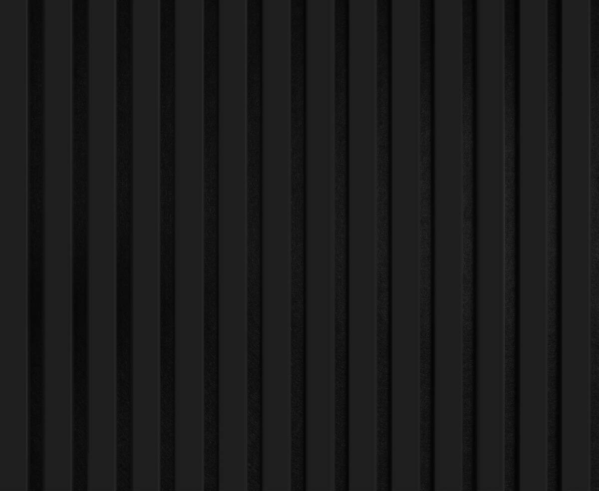 Akustikpaneel mattschwarz L/B/H: ca. 1,9x56,1x240 cm pro Stück