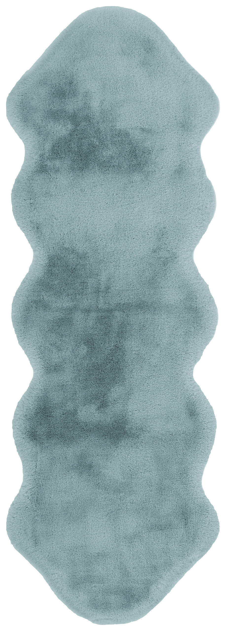 Arte Espina Hochflorteppich Rabbit Double Sheepskin 325 hellblau B/L: ca. 60x180 cm
