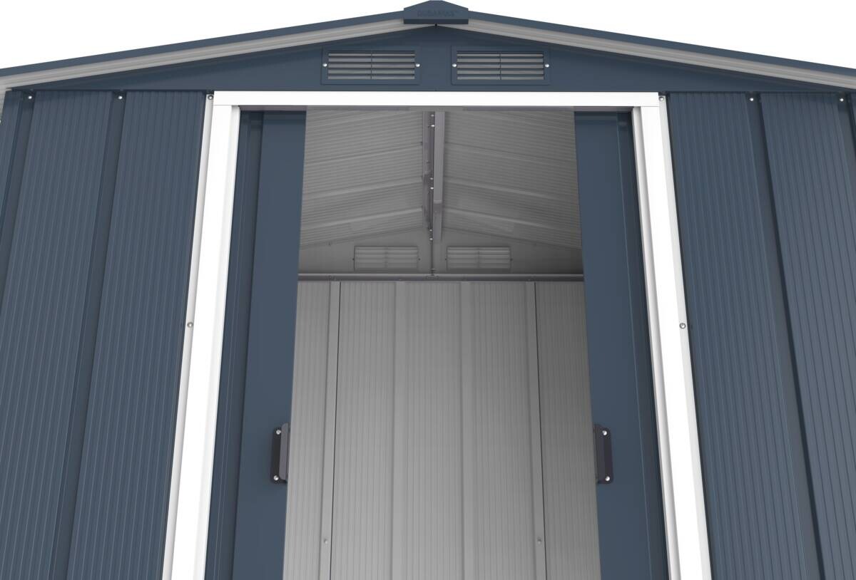 VCM Gerätehaus anthrazit B/H/L: ca. 202x181x113 cm