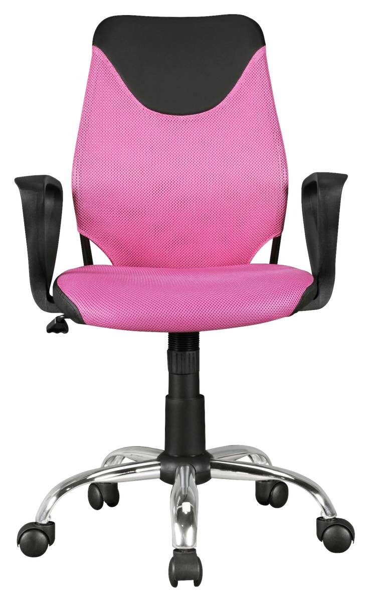 Drehstuhl pink Stoff