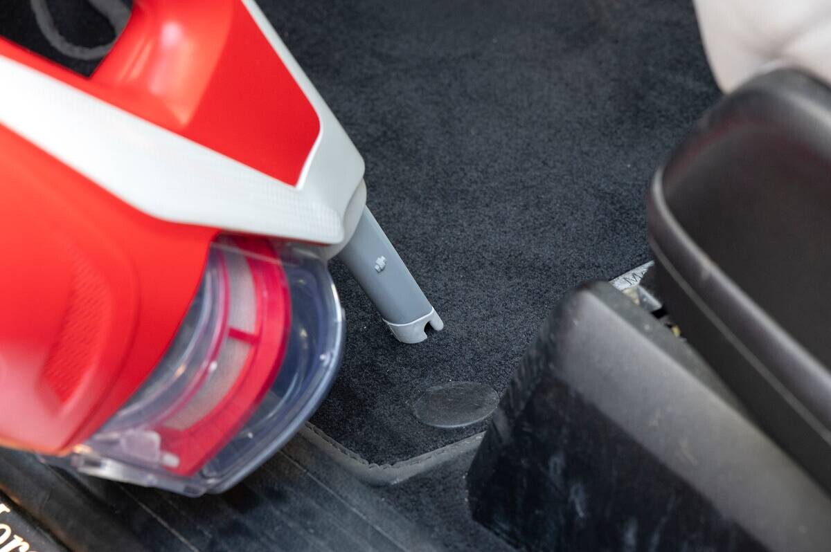 Dirt Devil Hand-/Stielstaubsauger DD9003 grau rot