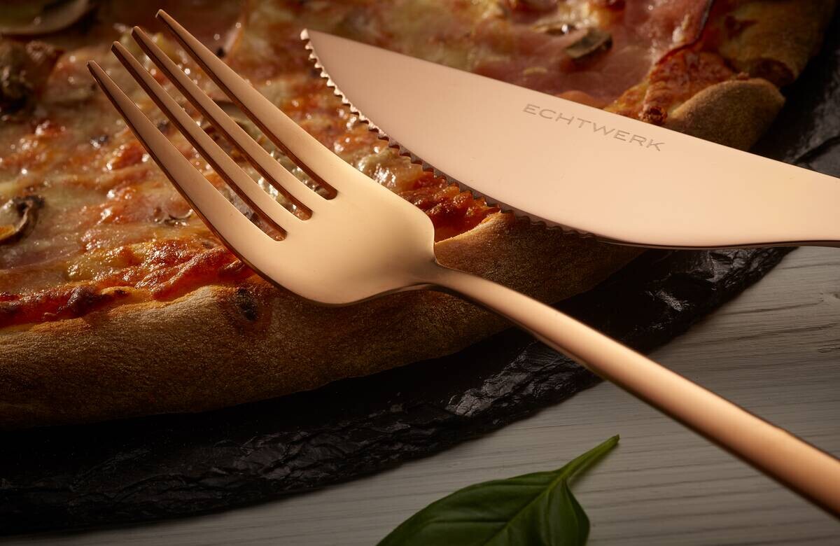 ECHTWERK Besteckset bronze Edelstahl 8 tlg.