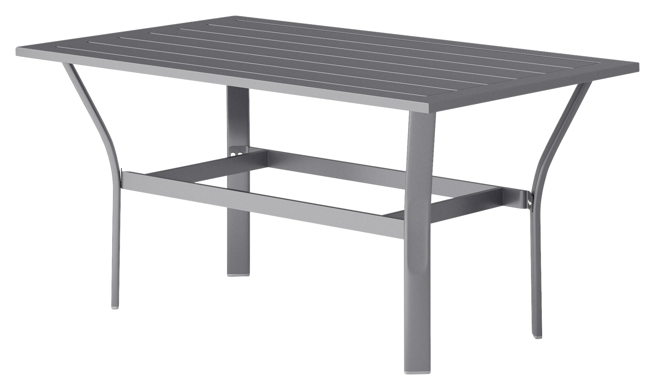 Outsunny Beistelltisch dunkelgrau Metall B/H/L: ca. 55x45x91,5 cm