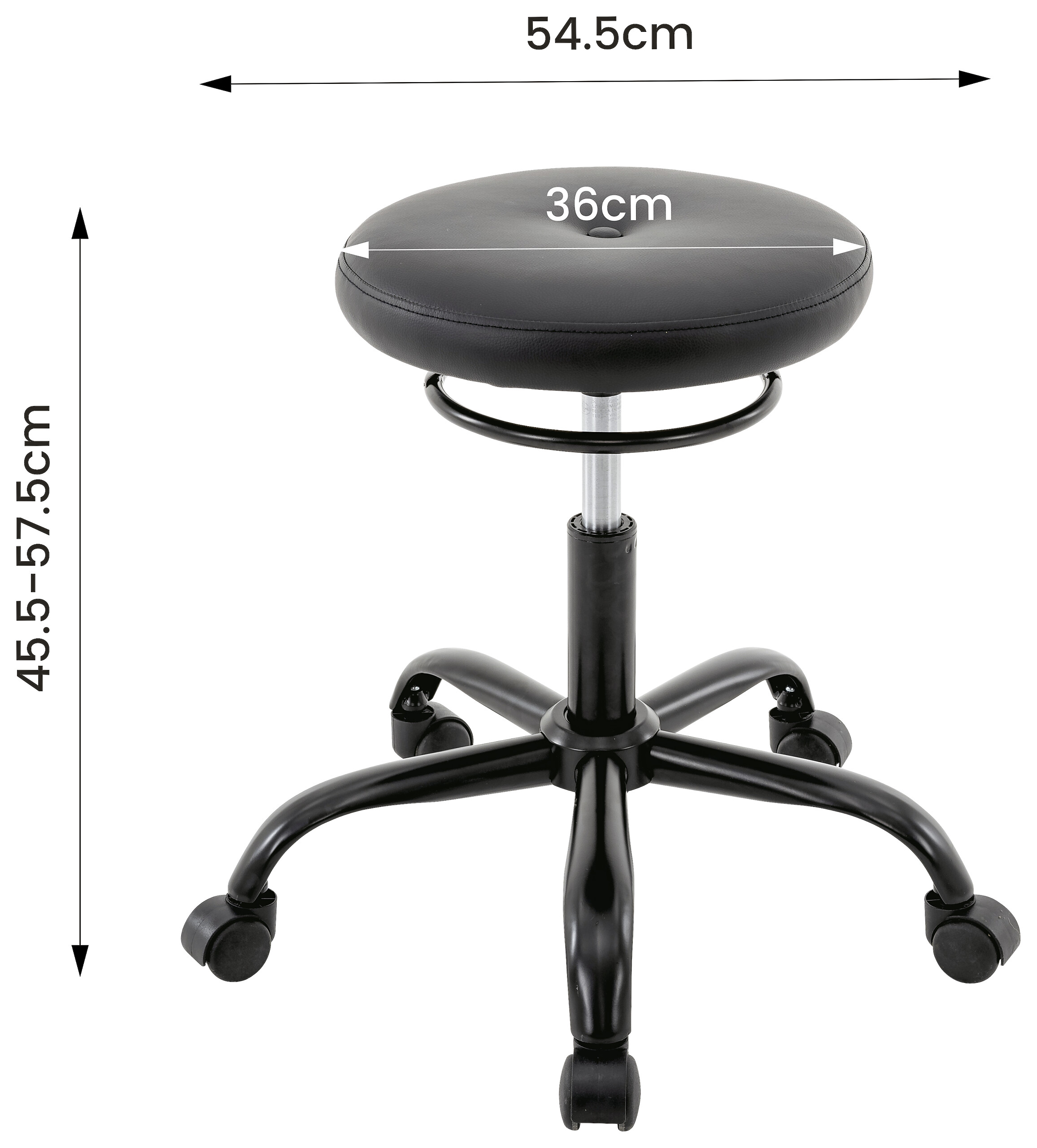 Drehstuhl Jessi schwarz