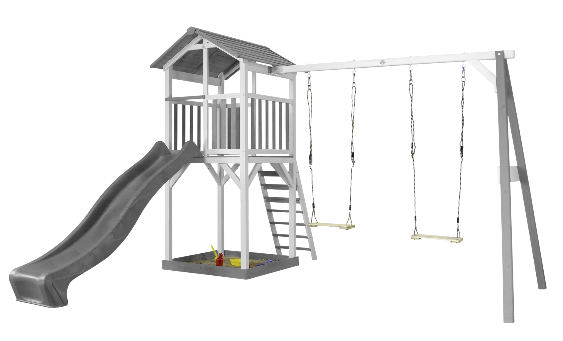 AXI Spielturm Beach Tower grau B/H/T: ca. 356,6x241,9x349 cm