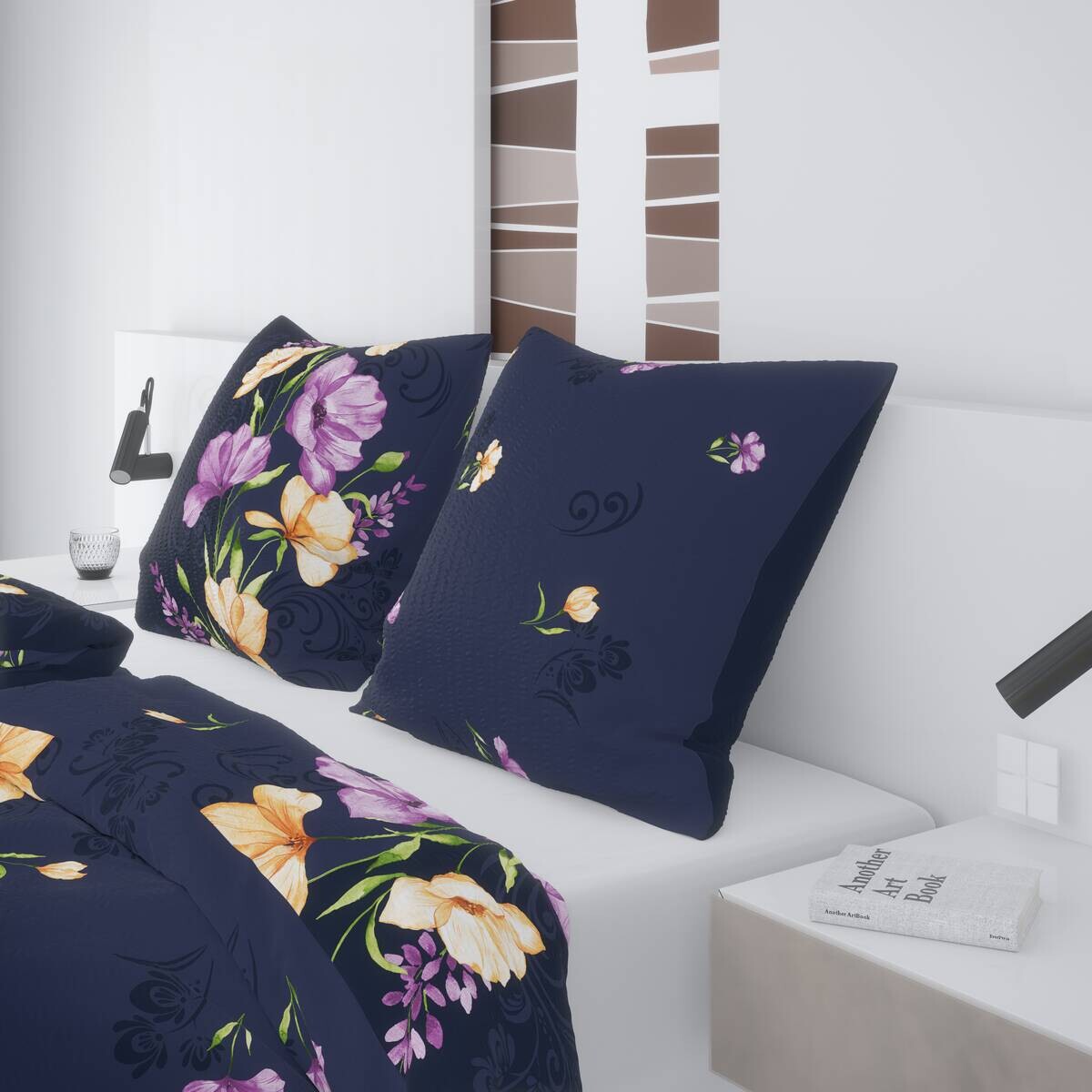 Baumwoll Bettwäsche Seersucker